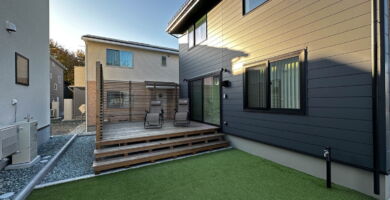 集う家 ウッドデッキ